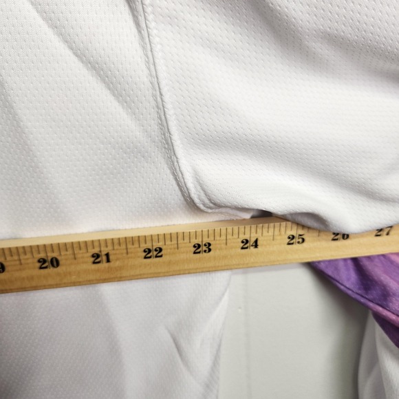 Calgary Flames Hockey Fights Cancer  2024‎ Jersey Mens Medium NHL MSRP $129.99 - Picture 8 of 12